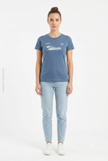 Camiseta Azul Manga Corta Estampado FORMIDABLE DAZY